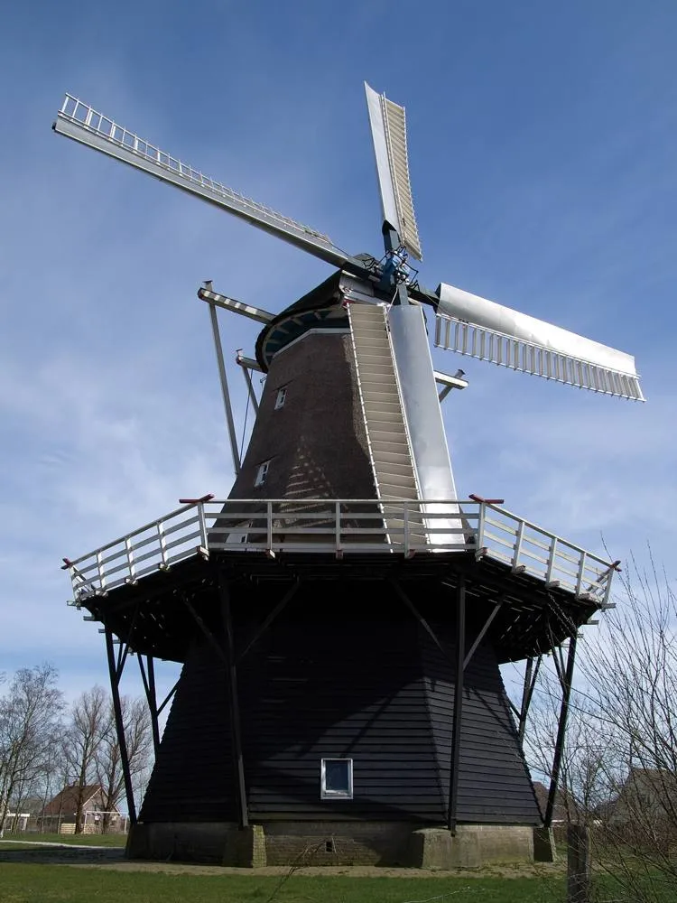 Burum: Windlust molen windmill Burum