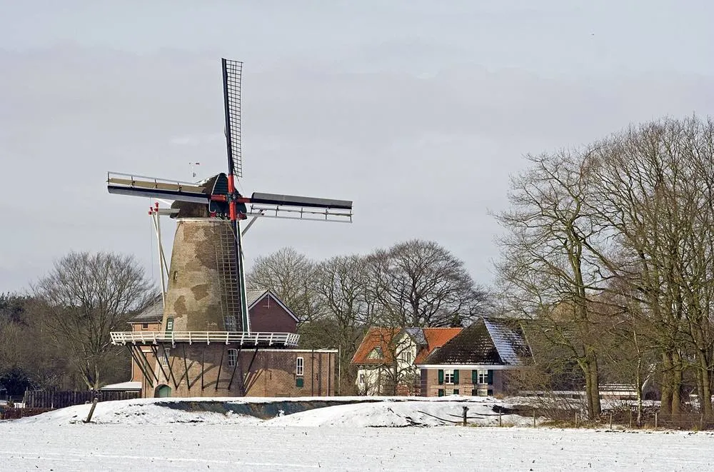 Lettele: Korenmolen De Leeuw rijksmon.7449, Lettele